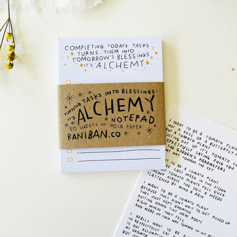 Rani Ban Alchemy Notepad