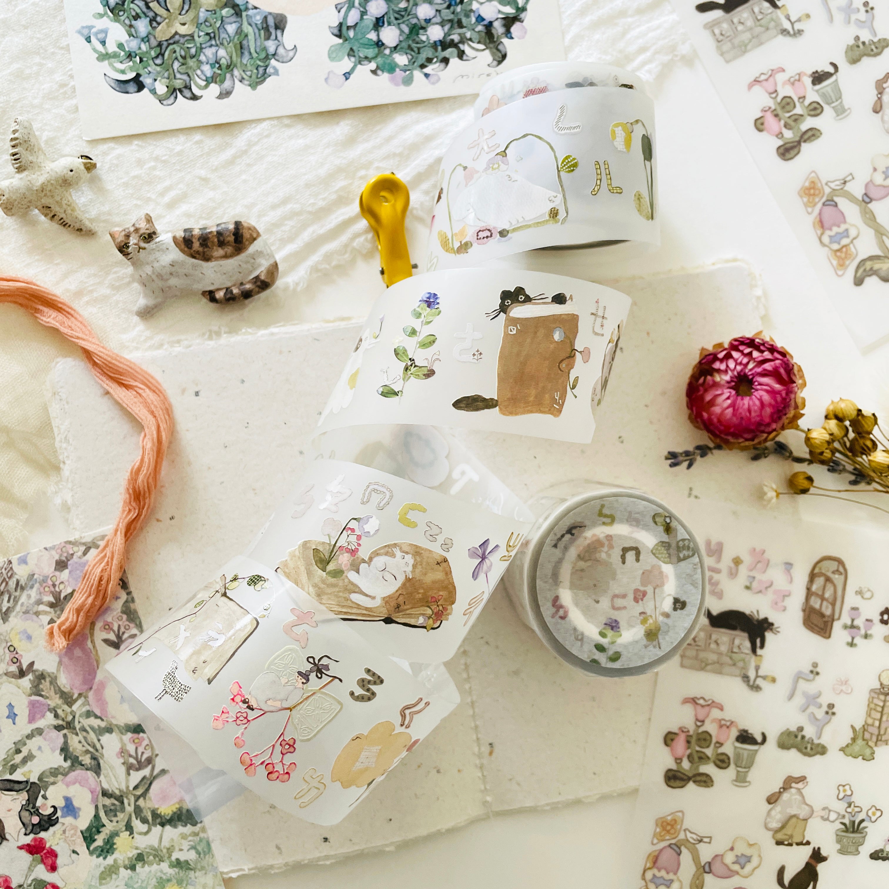 Misshoegg Phonetic Garden Matte PET Tape – niconeco zakkaya