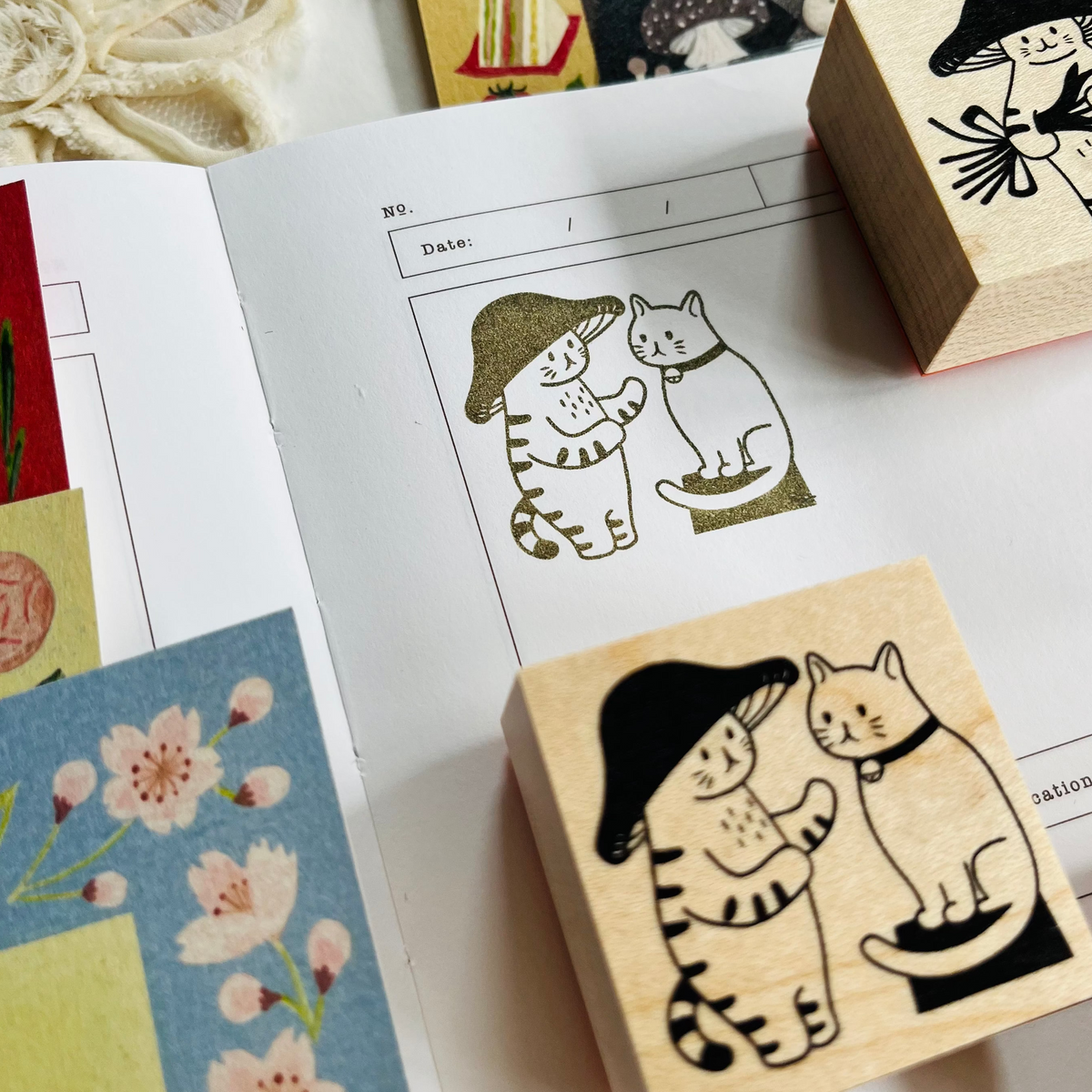 4 Legs Rubber Stamp - Cat Language – niconeco zakkaya