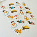 Furukawa Washi Sticker Seals - Summer Dogs