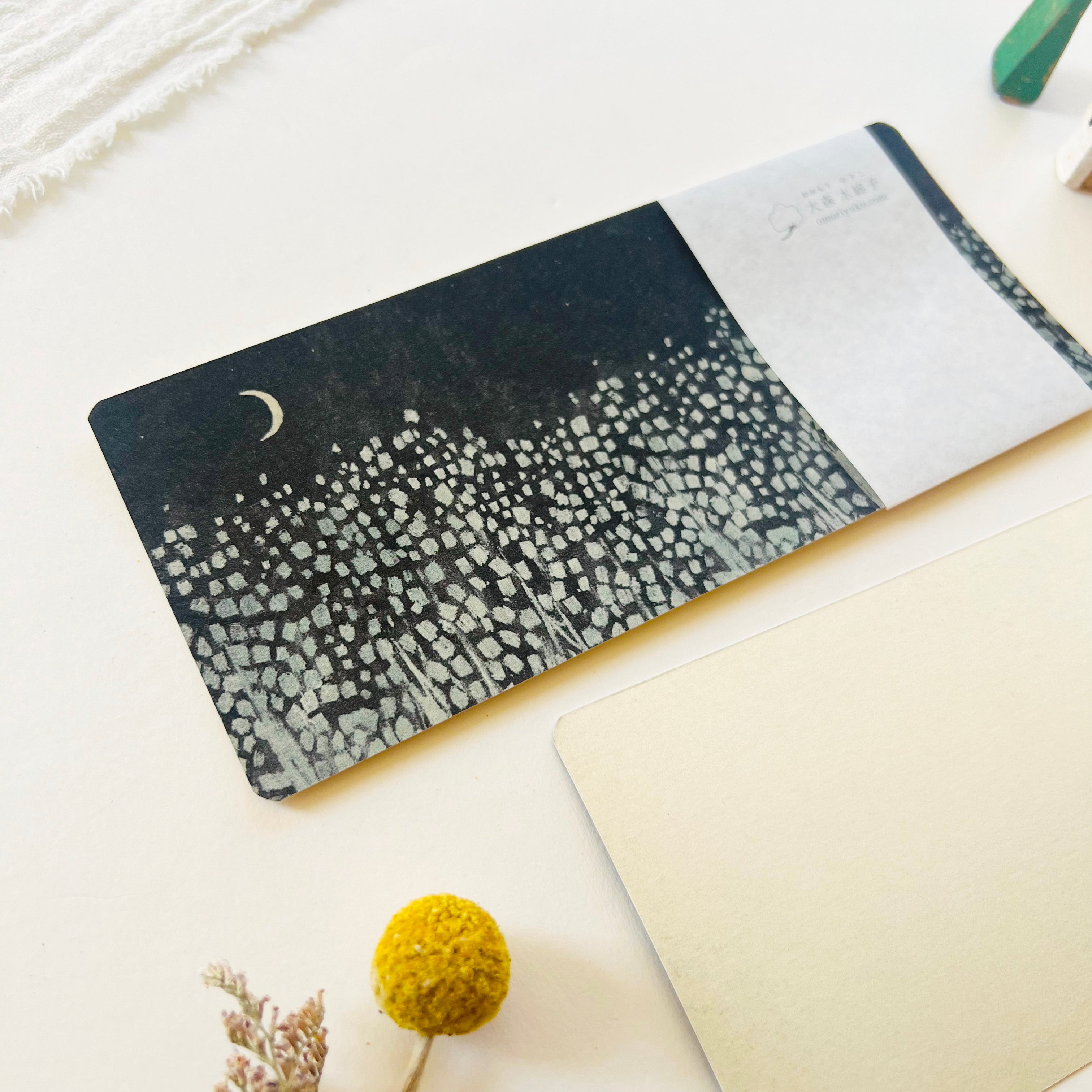 Omori Yuko Note Card - Mikazuki No Mori – niconeco zakkaya