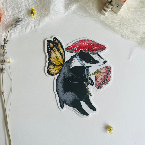 Marika Paz Sticker - Badger Fairy