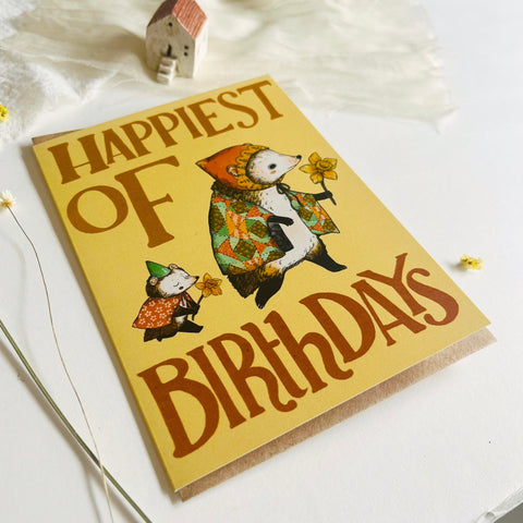 Marika Paz Card - Happiest of Birthdays
