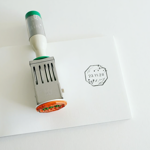 YOHAKU Rotating Dater Stamp - Octogonal Large (SD-003)