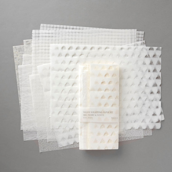 Wacca Japan Tesuki Craft & Wrapping Paper Grey