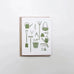 Brown Parcel Press Card - Garden Tools (Green)
