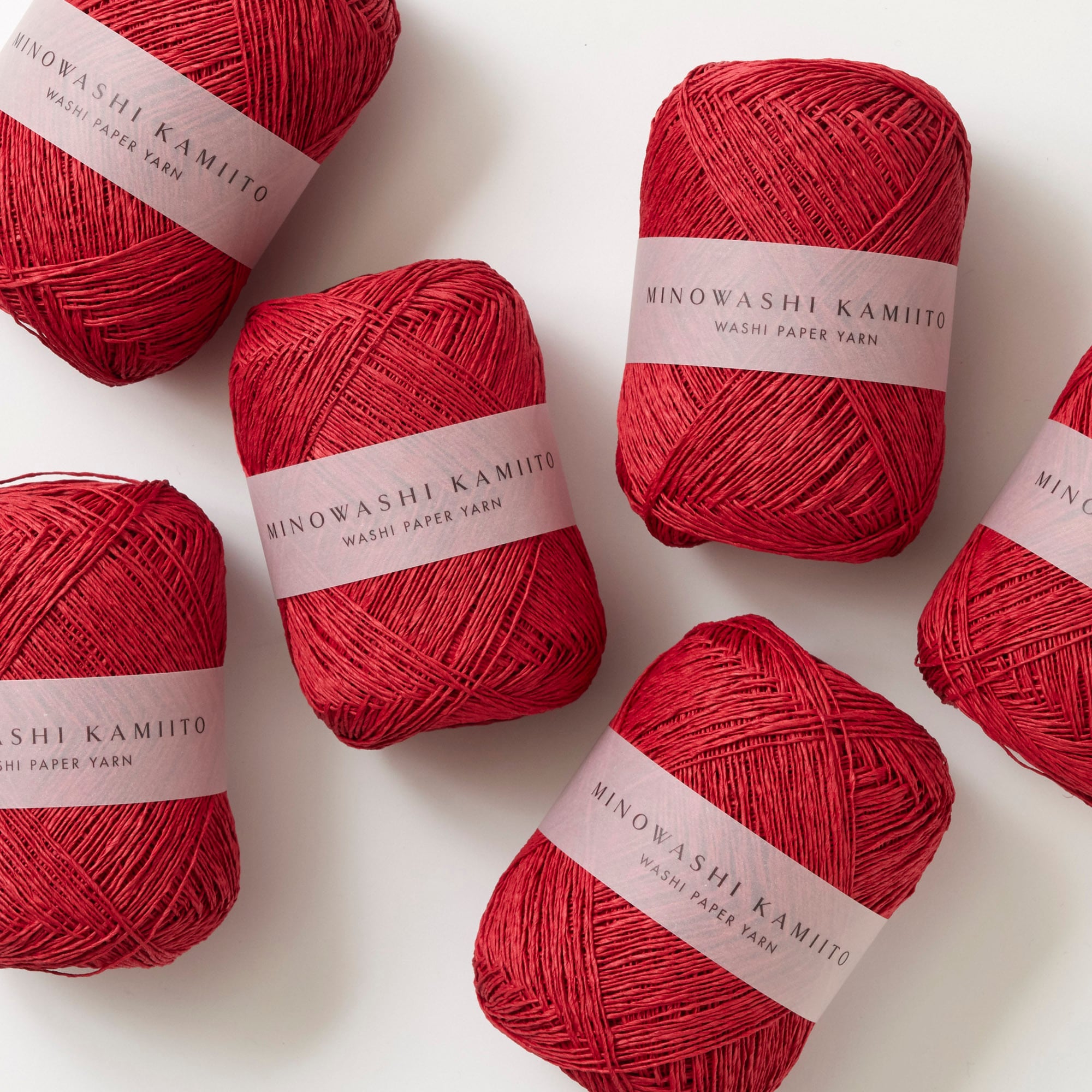 WACCA Mino Washi Paper Yarn - Red – niconeco zakkaya