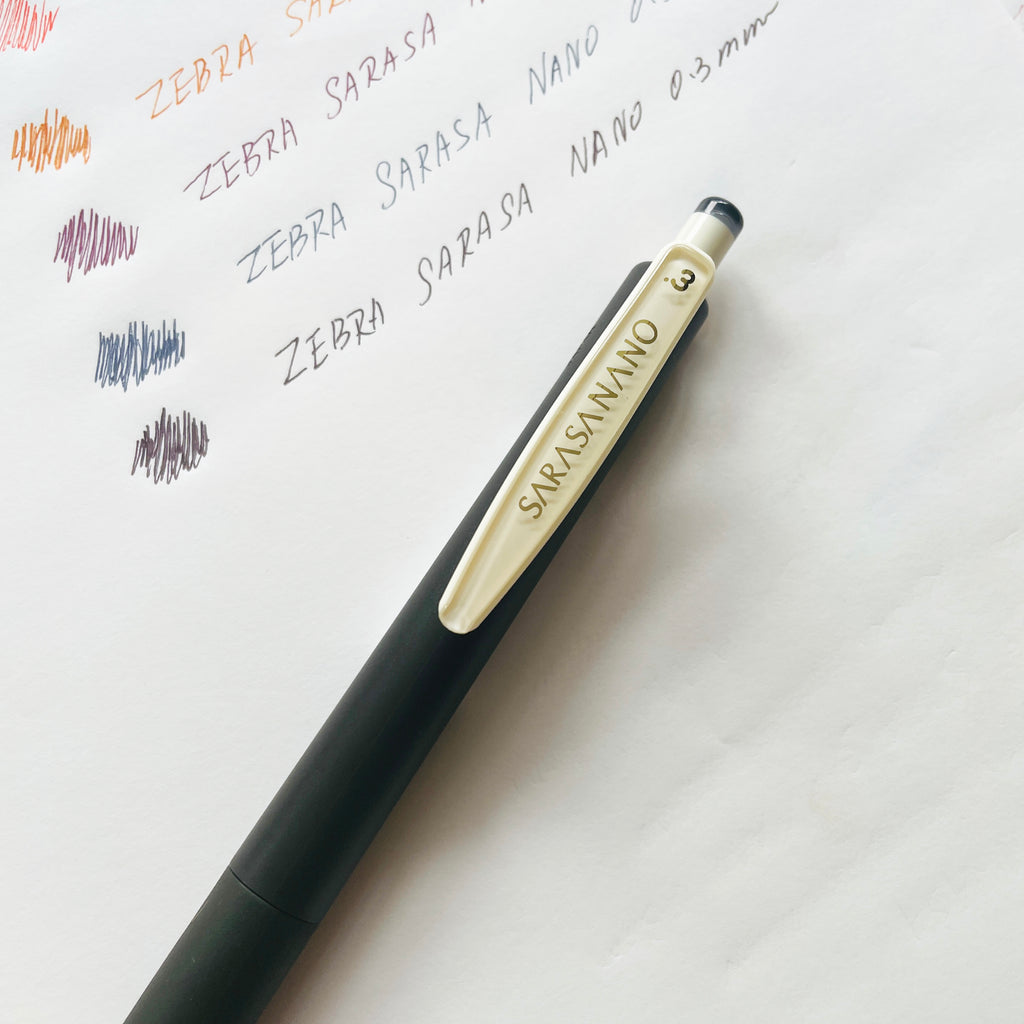 ZEBRA SARASA Nano Gel Pen 0.3mm – niconeco zakkaya