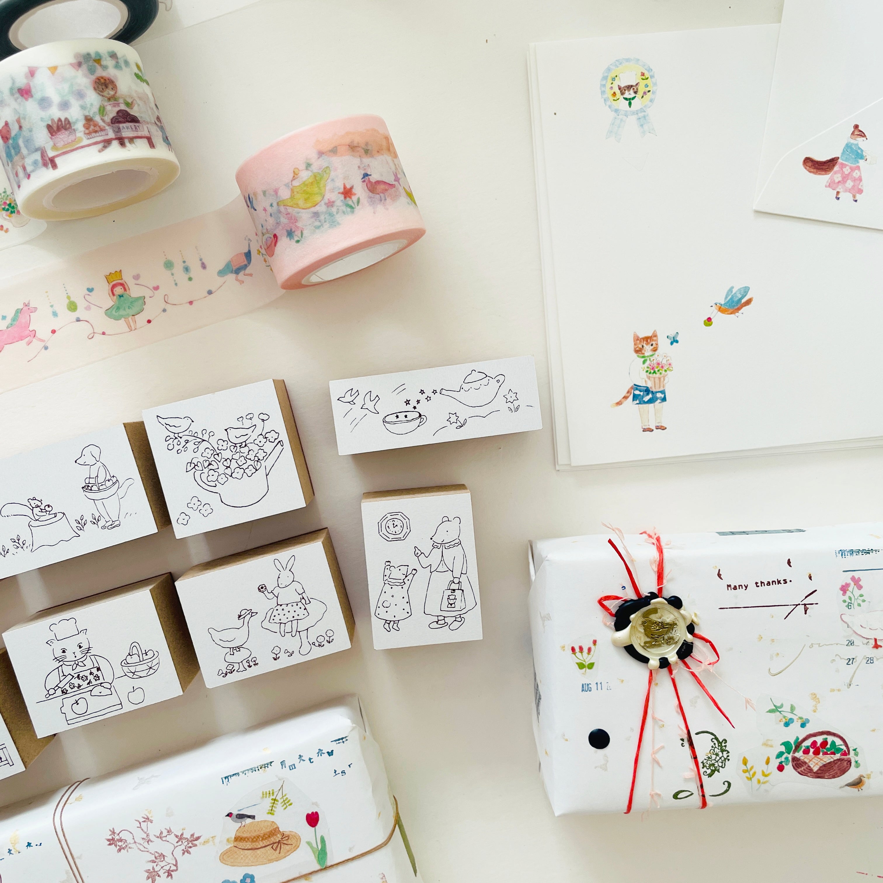 Yokoo Satomi x niconeco zakkaya Rubber Stamp - Magical Teapot