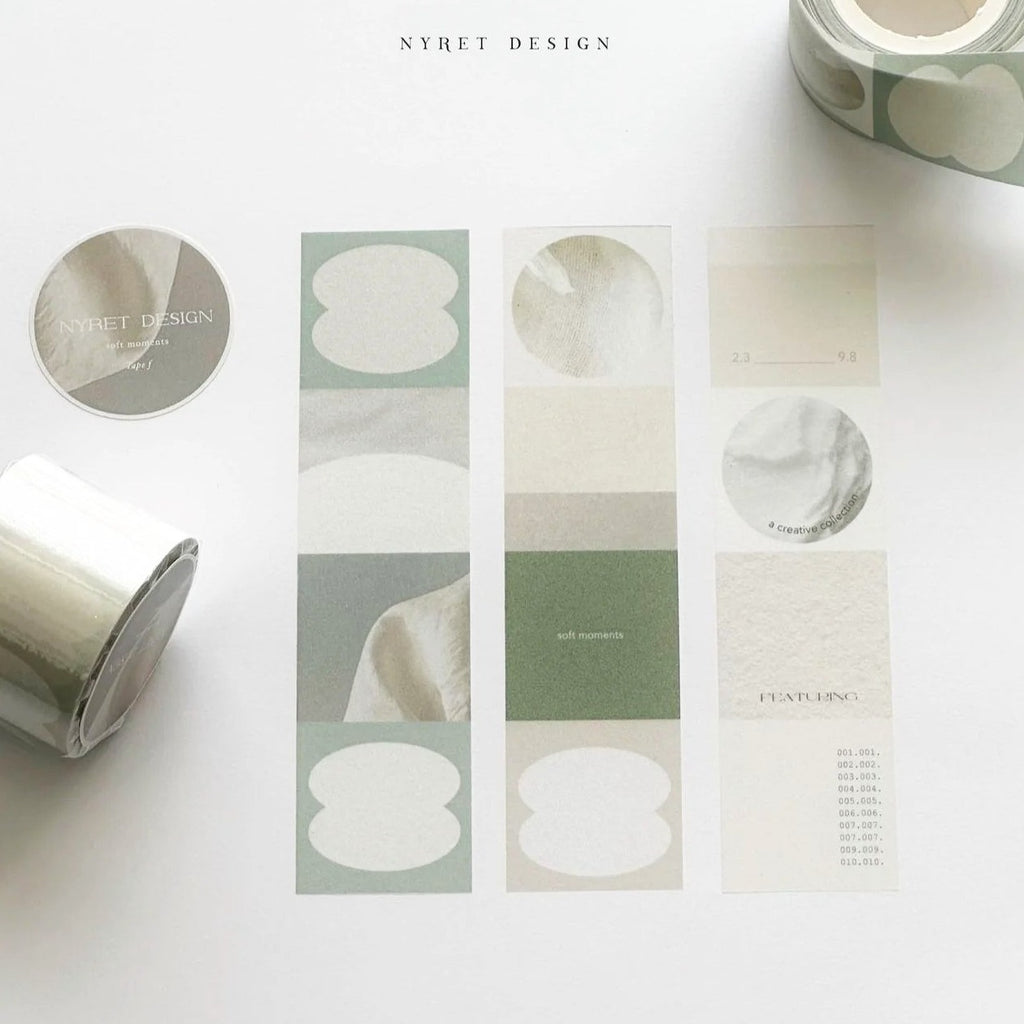 Nyret Design Washi Tape - Soft Moments (F)