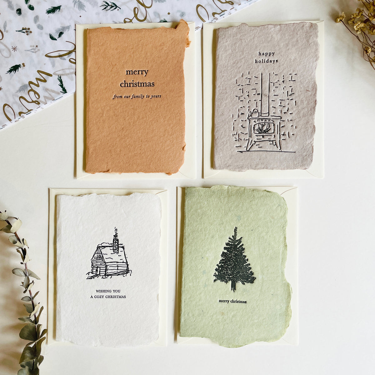 Farmette Handmdade Paper Holiday Greeting Card Vol.1 – niconeco zakkaya