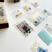 Shinzi Katoh Match Box Style Gold Foil Sticker - Cat's Office
