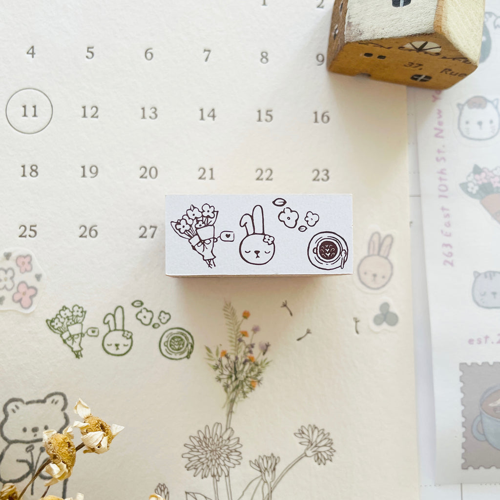 KONOIRO Stamp Refill Ink - Light Brown - niconeco zakkaya
