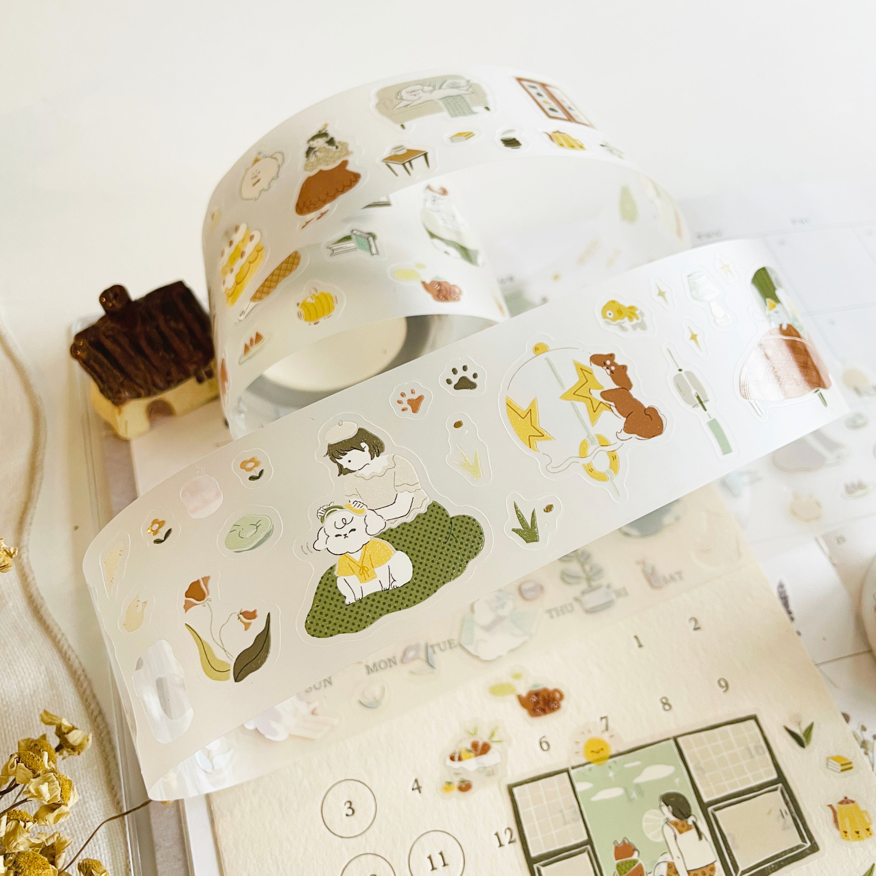 Teayou Kiss-Cut PET Tape - Uchi No Wanchan – niconeco zakkaya