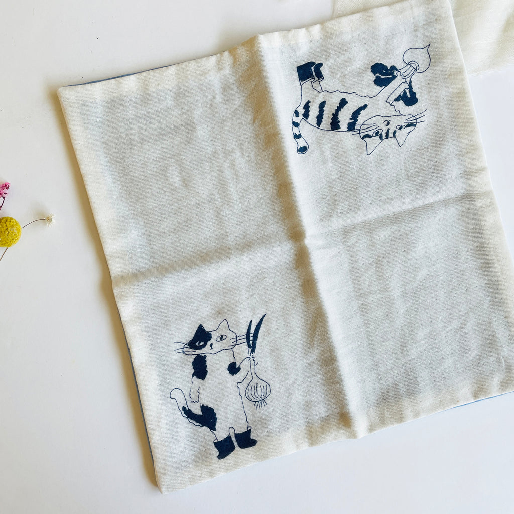 Toraneko Bonbon Organic Cotton Handkerchief (B)