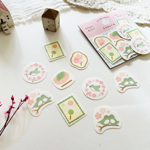 Furukawa Paper Flake Sticker - Sakura
