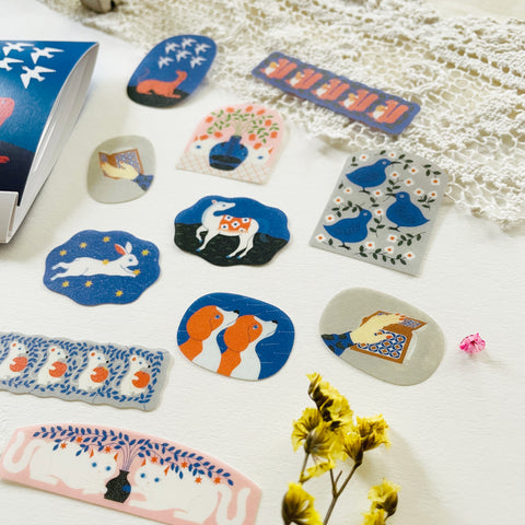 KITTA Washi Flake Stickers - Mythology