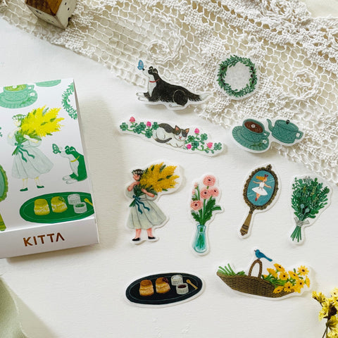 KITTA Washi Flake Stickers - Life