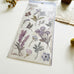 Paper and Plant Sticker - Purple