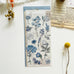 Paper and Plant Sticker - Blue