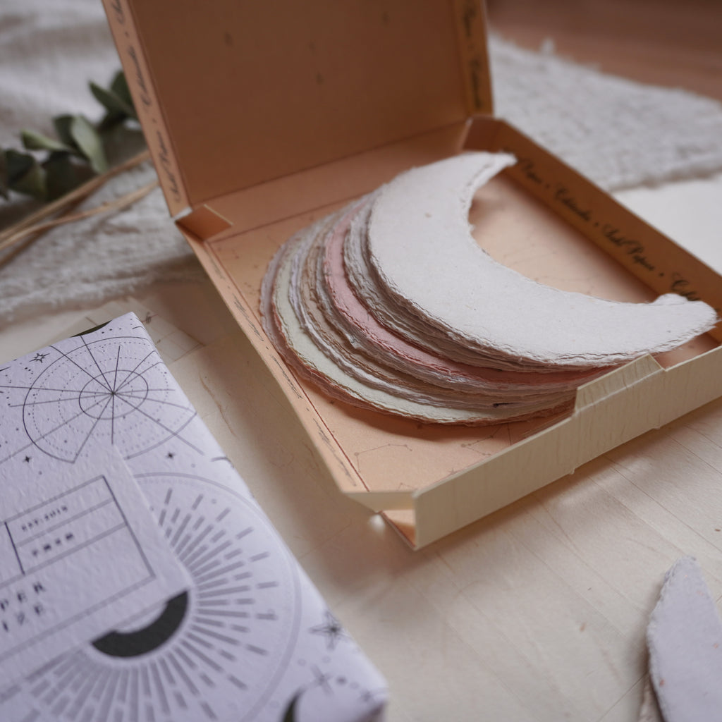 Cikitacikii Handmade Paper Set - Moon