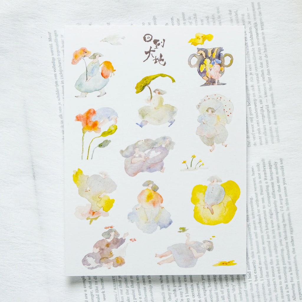 Dodolulu Original Washi Sticker - When Spring Returns
