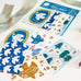 Furukawa Washi DECO Stickers - Kirakira to Kotori (Blue)