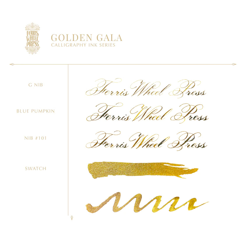 Ferris Wheel Press Professional Calligraphy Ink - Golden Gala – niconeco  zakkaya