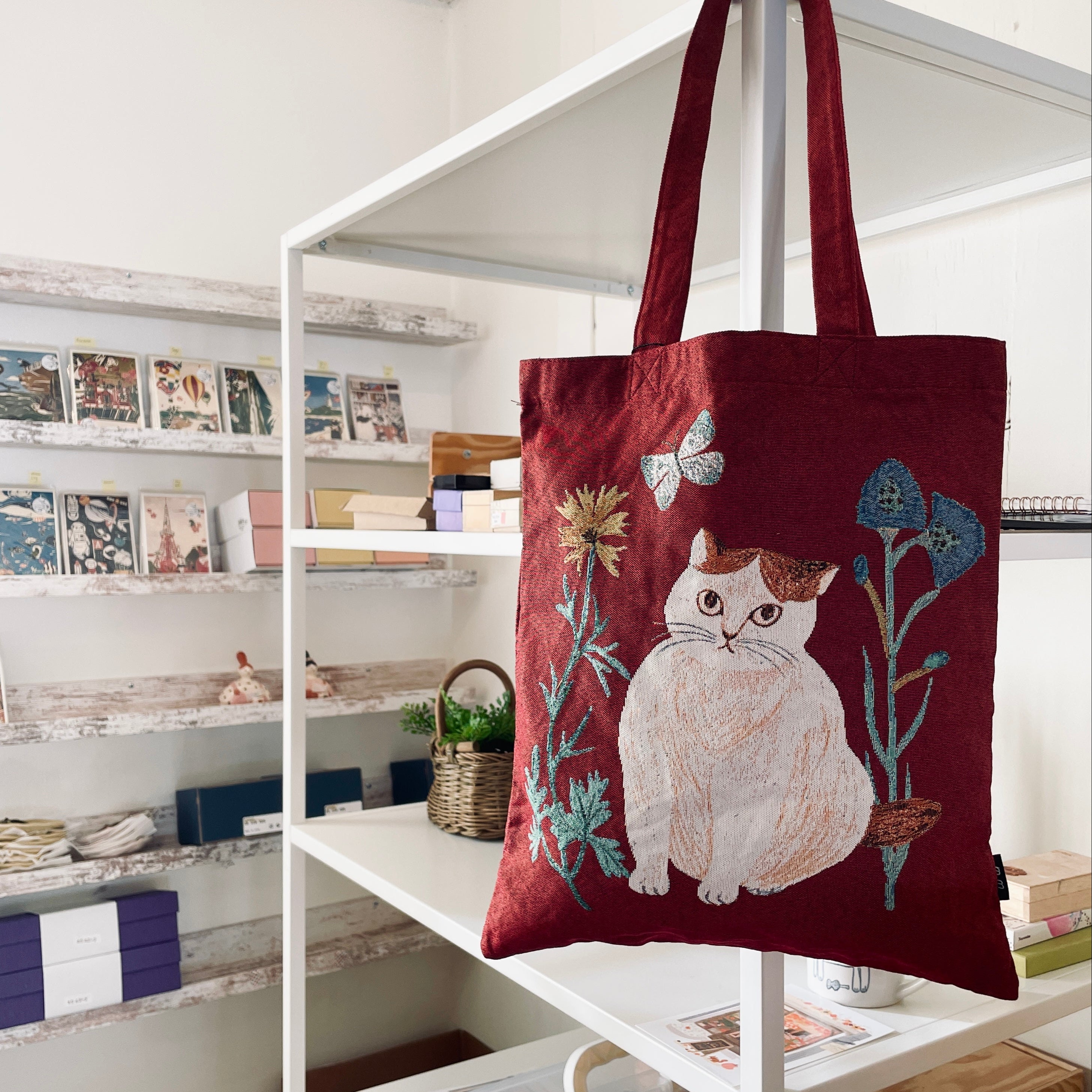 Matsuo Miyuki Woven Tote Bag - Momo – niconeco zakkaya