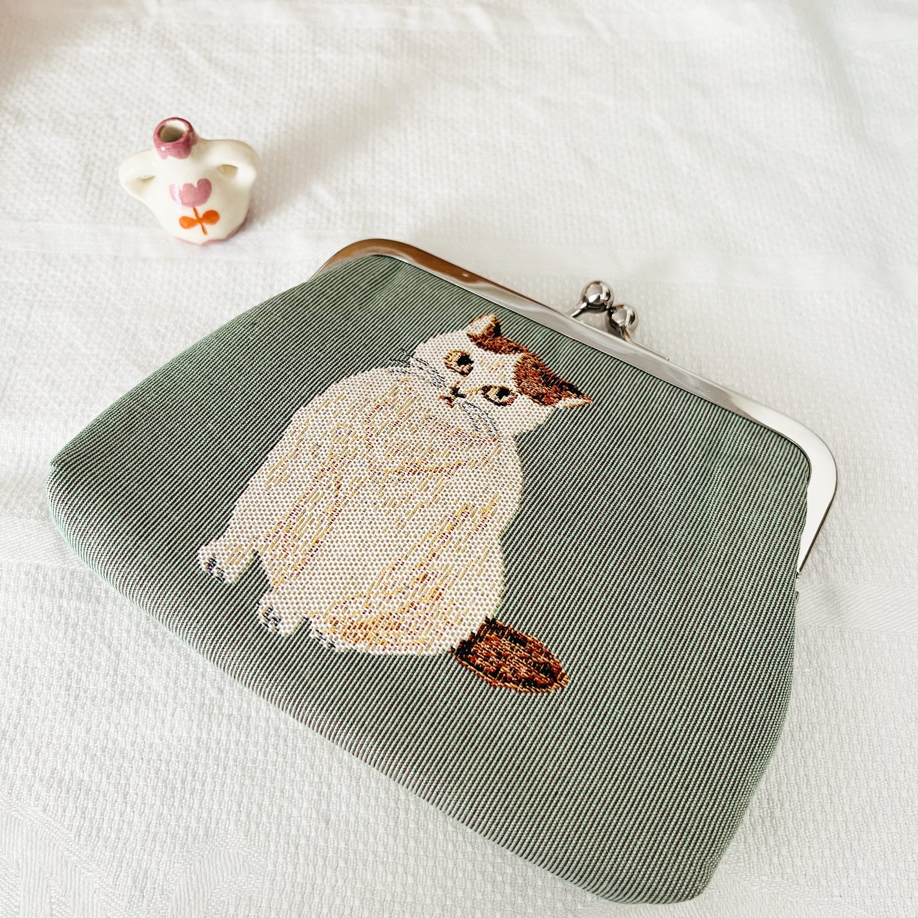 小物 miyuki Matsuo Miyuki Mini Purse - Green – niconeco zakkaya