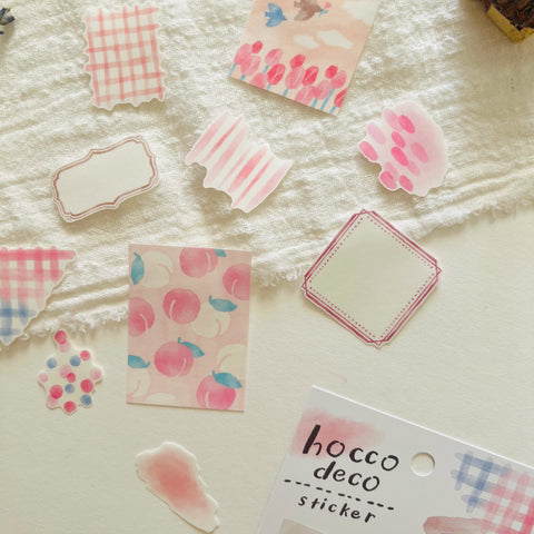 MINDWAVE Hocco Deco Flake Stickers - Pink