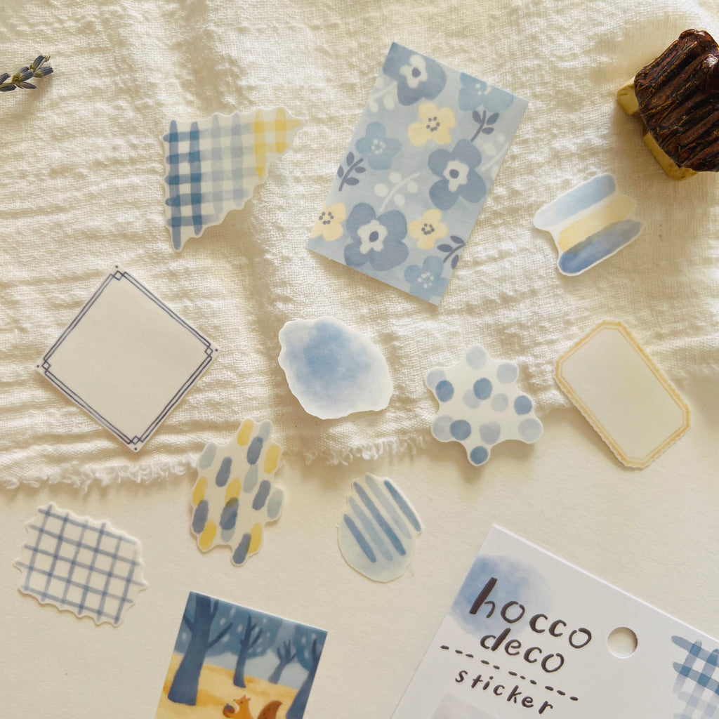 MINDWAVE Hocco Deco Flake Stickers - Blue