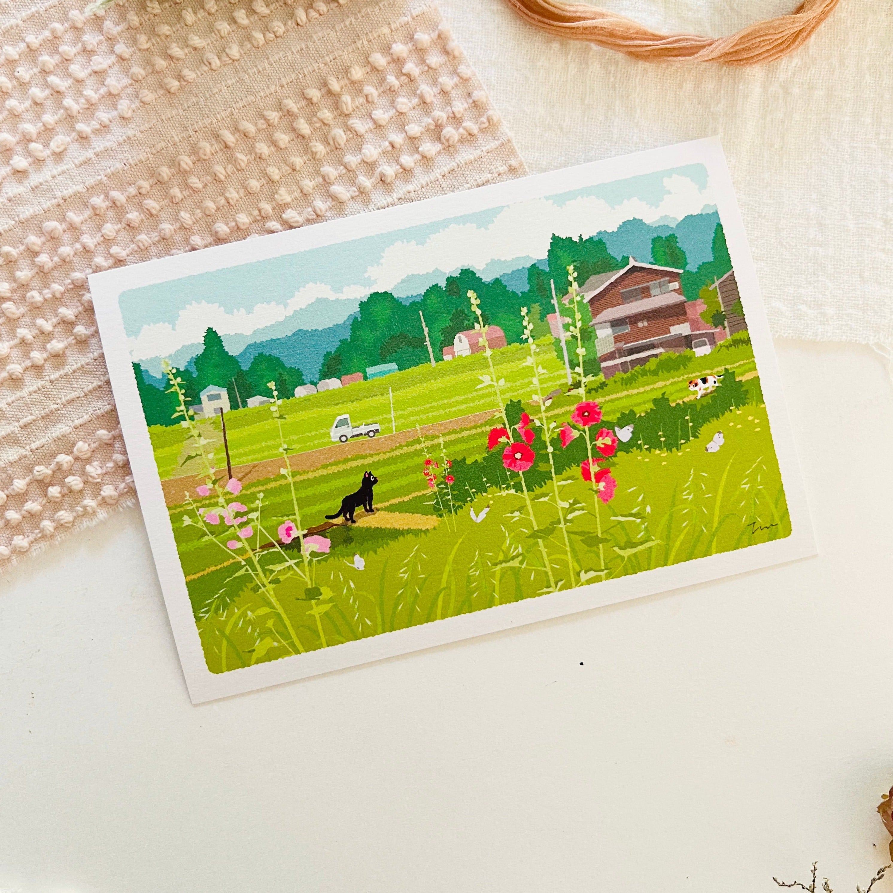 Mori Toshinori Postcard - Early Summer Light – niconeco zakkaya