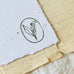 Hutte Paper Works Botanical Rubber Stamp - Lily of the Valley