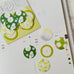 Furukawa Washi Sticker Seals - Green