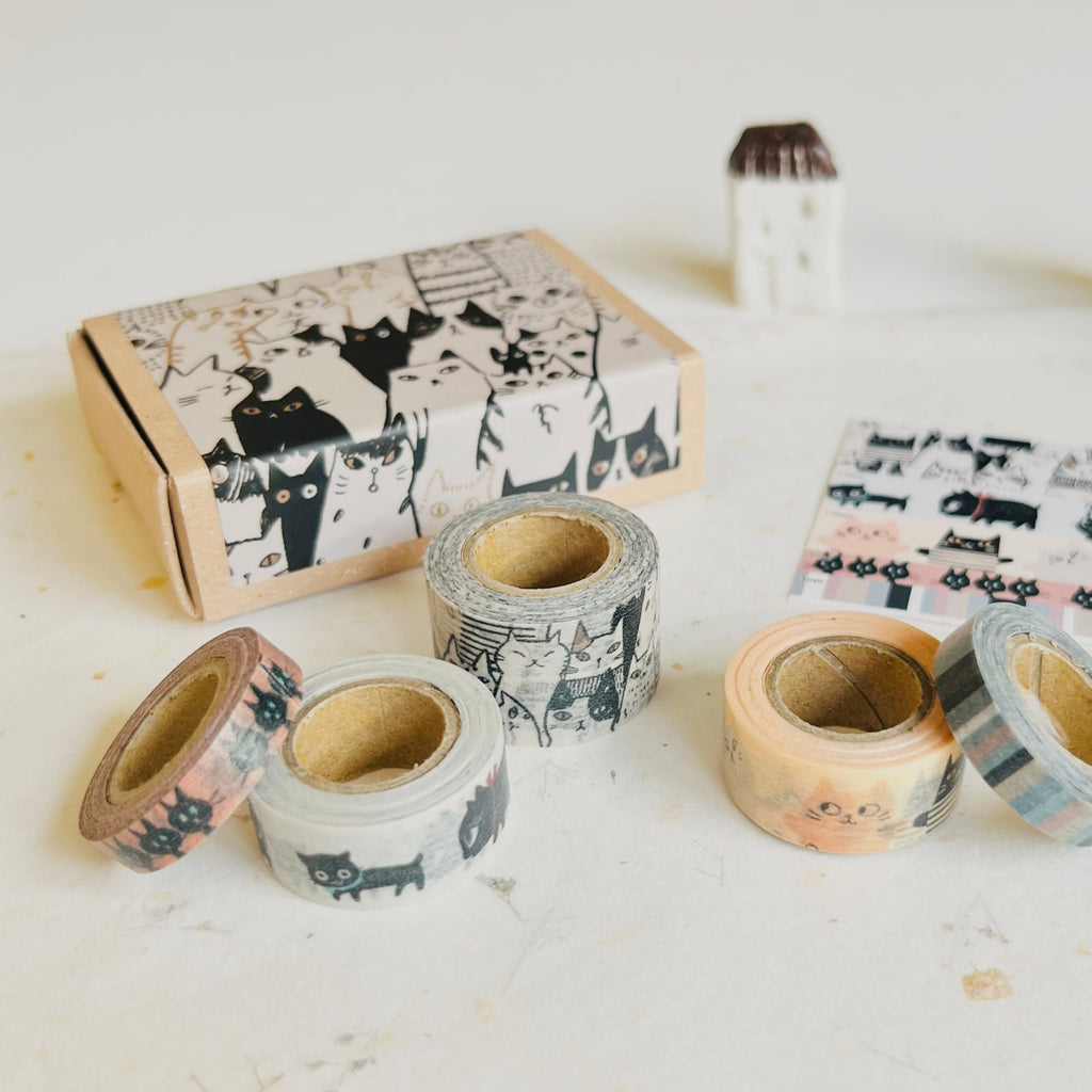 Shinzi Katoh Mini Cat Washi Tape Set