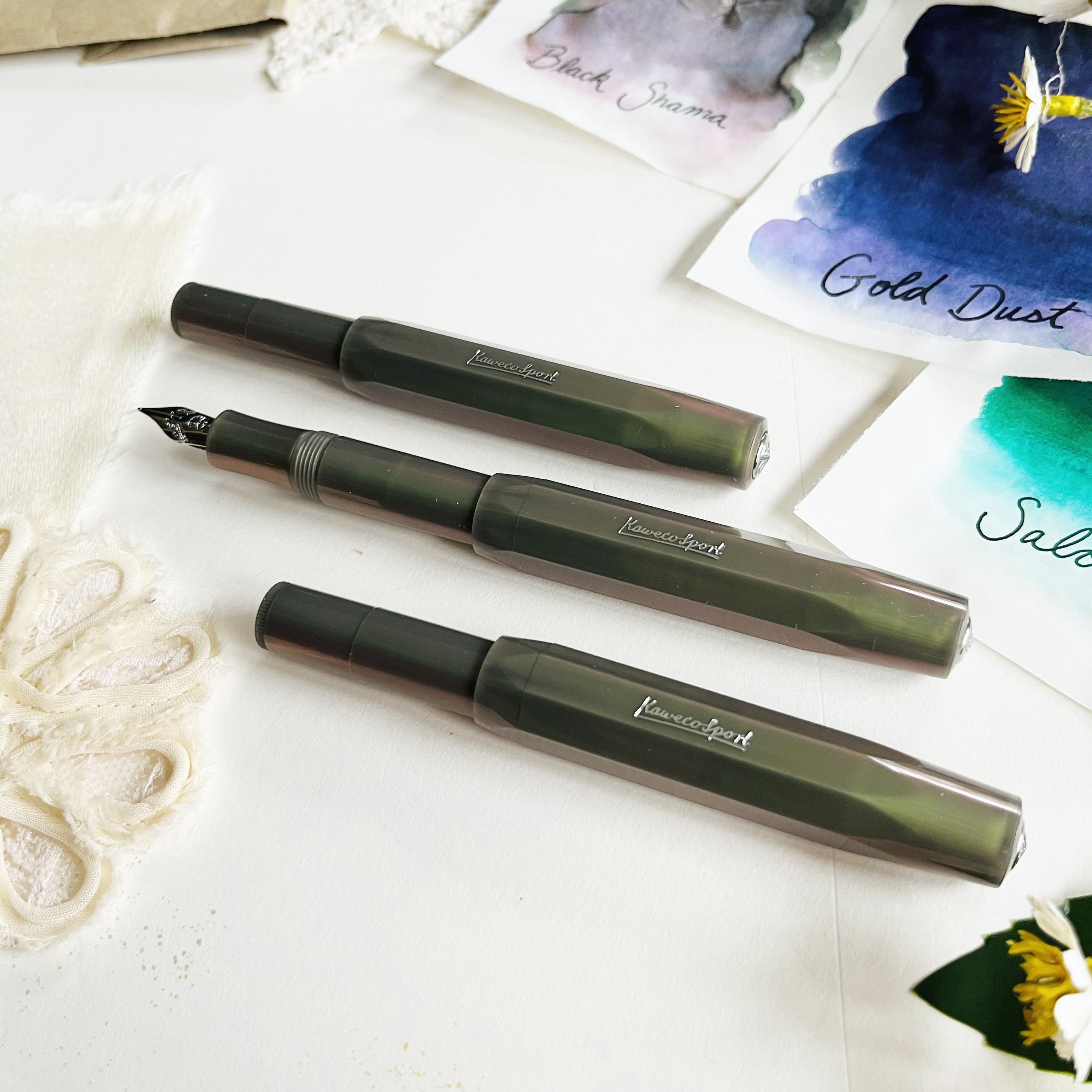 Kaweco Lunar Sport Fountain Pen - Shadow Green – niconeco zakkaya