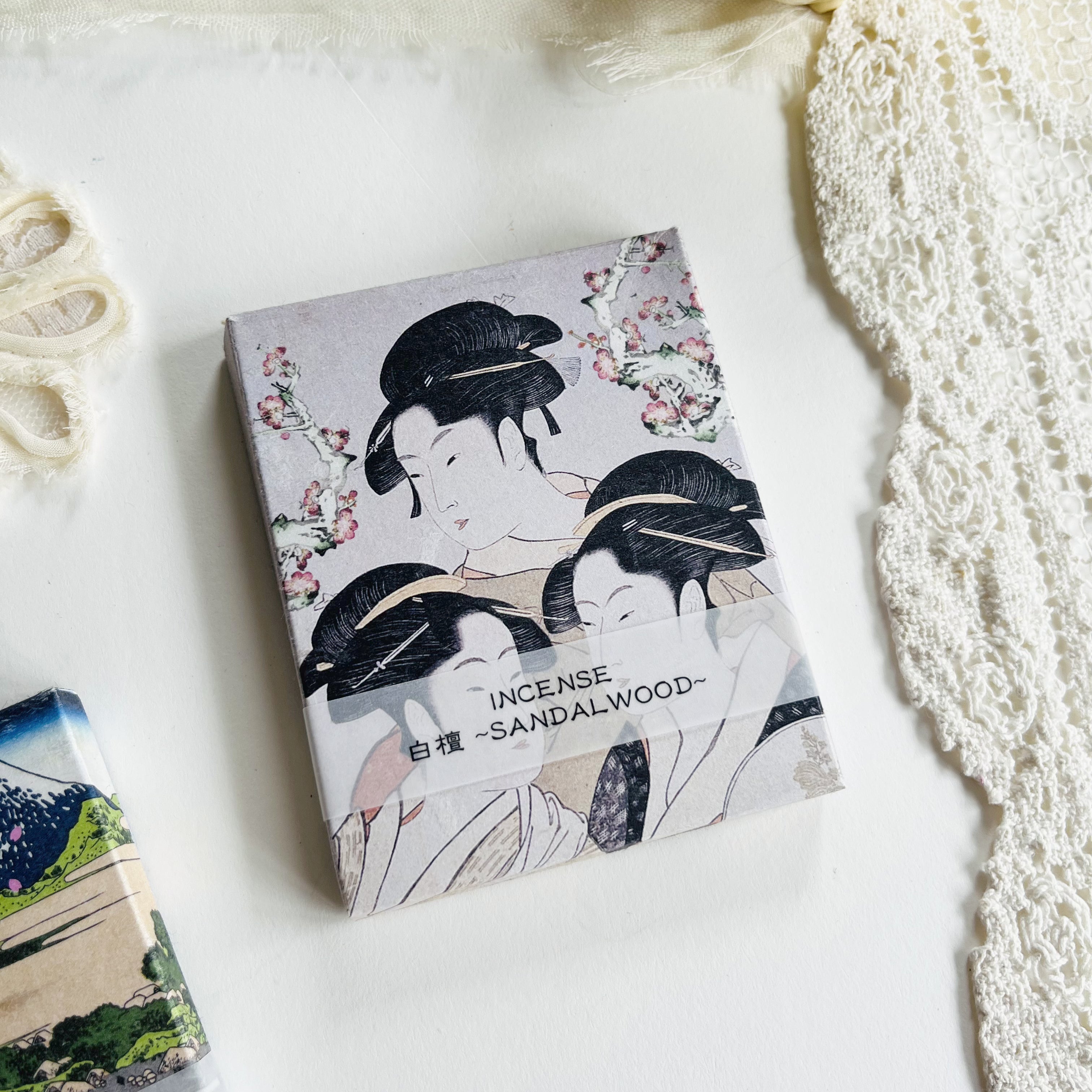 Kousaido Japanese Painting Incense - Beautiful Woman (Sandalwood