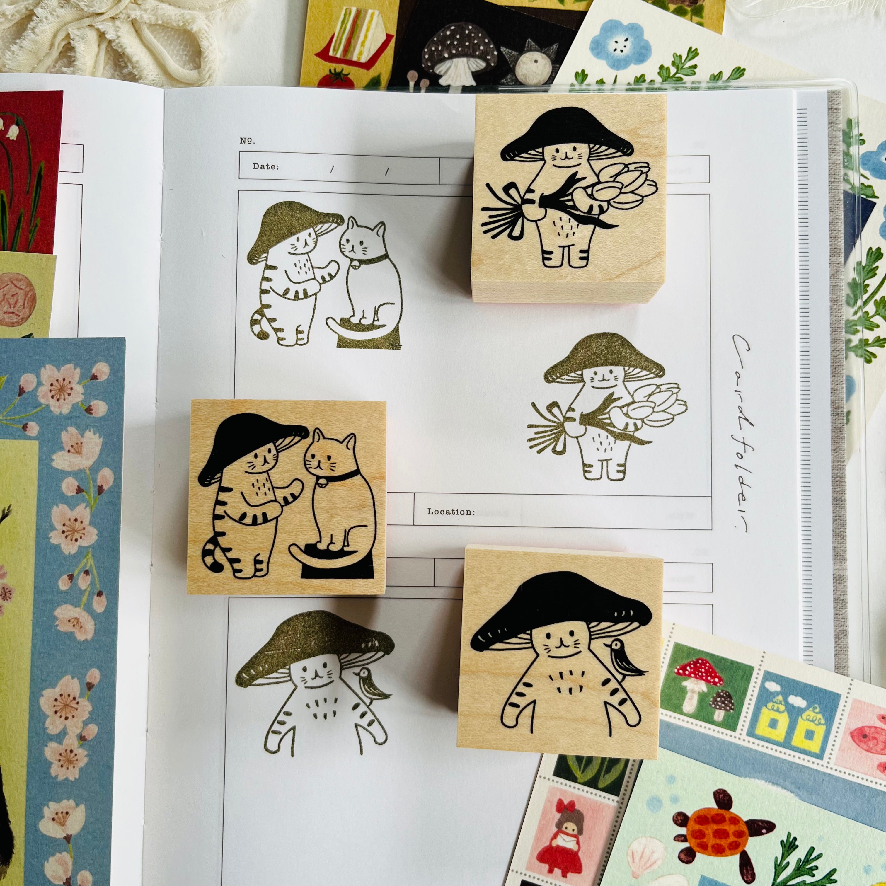 4 Legs Rubber Stamp - Cat Language – niconeco zakkaya