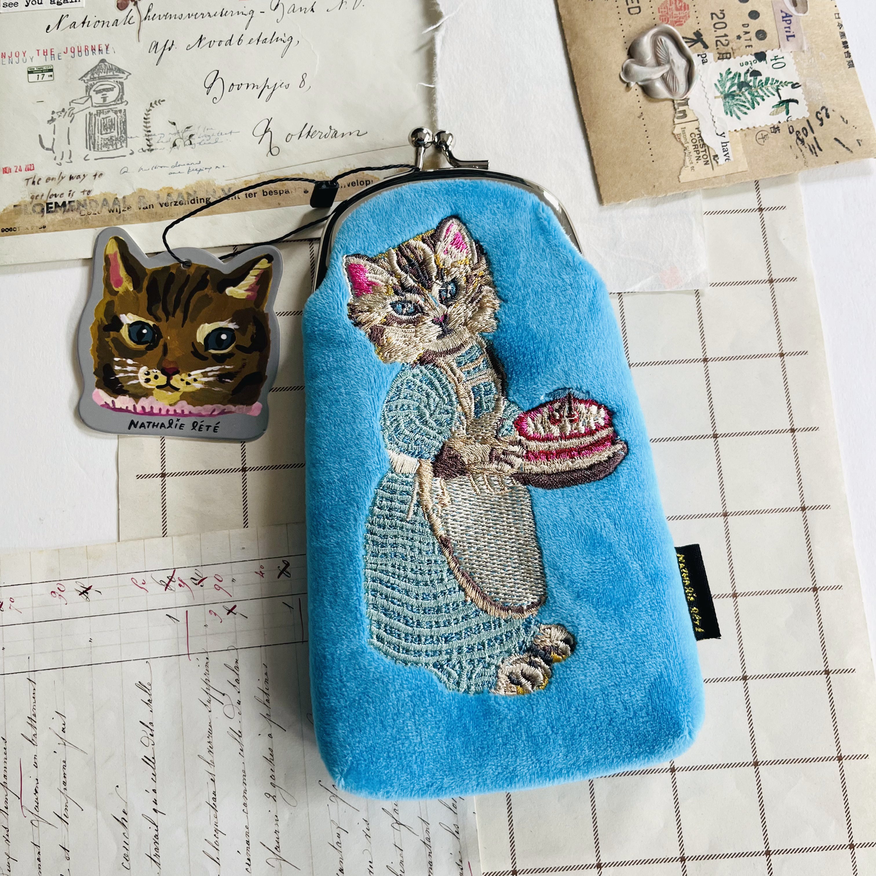 Nathalie Lete Long Purse Blue Eye – niconeco zakkaya