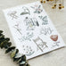 Ivy Snow Print-On Sticker - Afternoon Garden