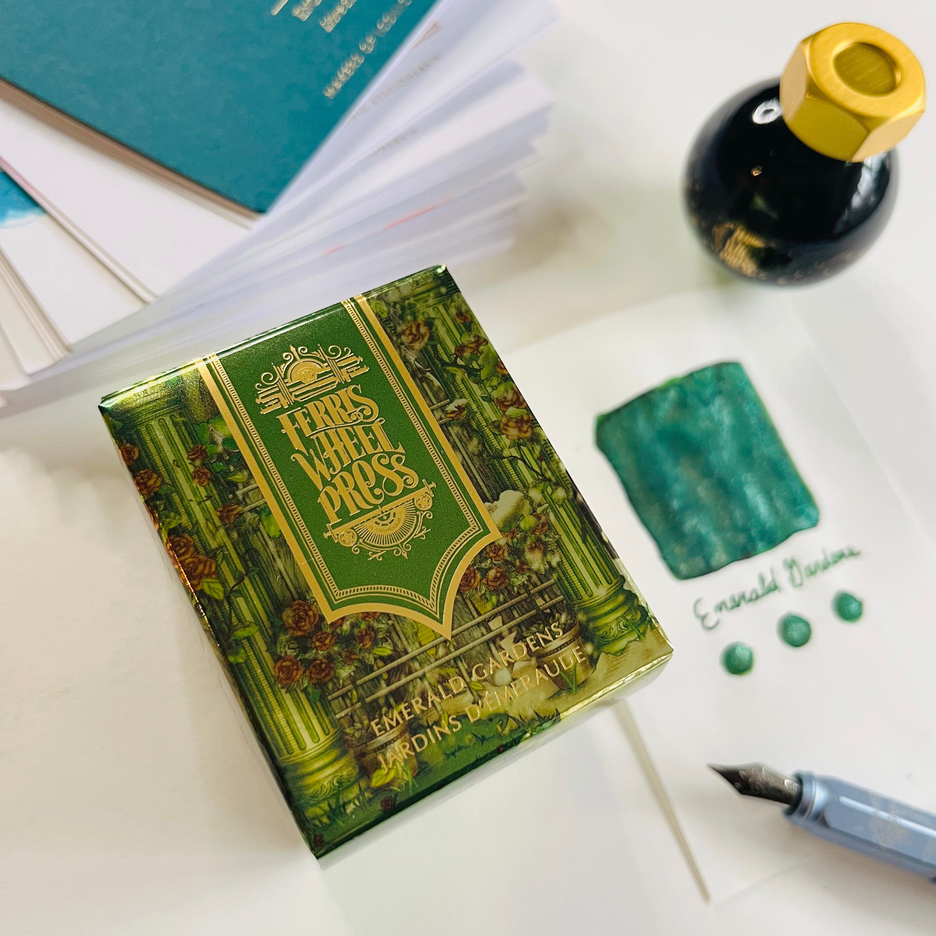 Ferris Wheel Press Down The Rabbit Hole - Emerald Gardens Ink