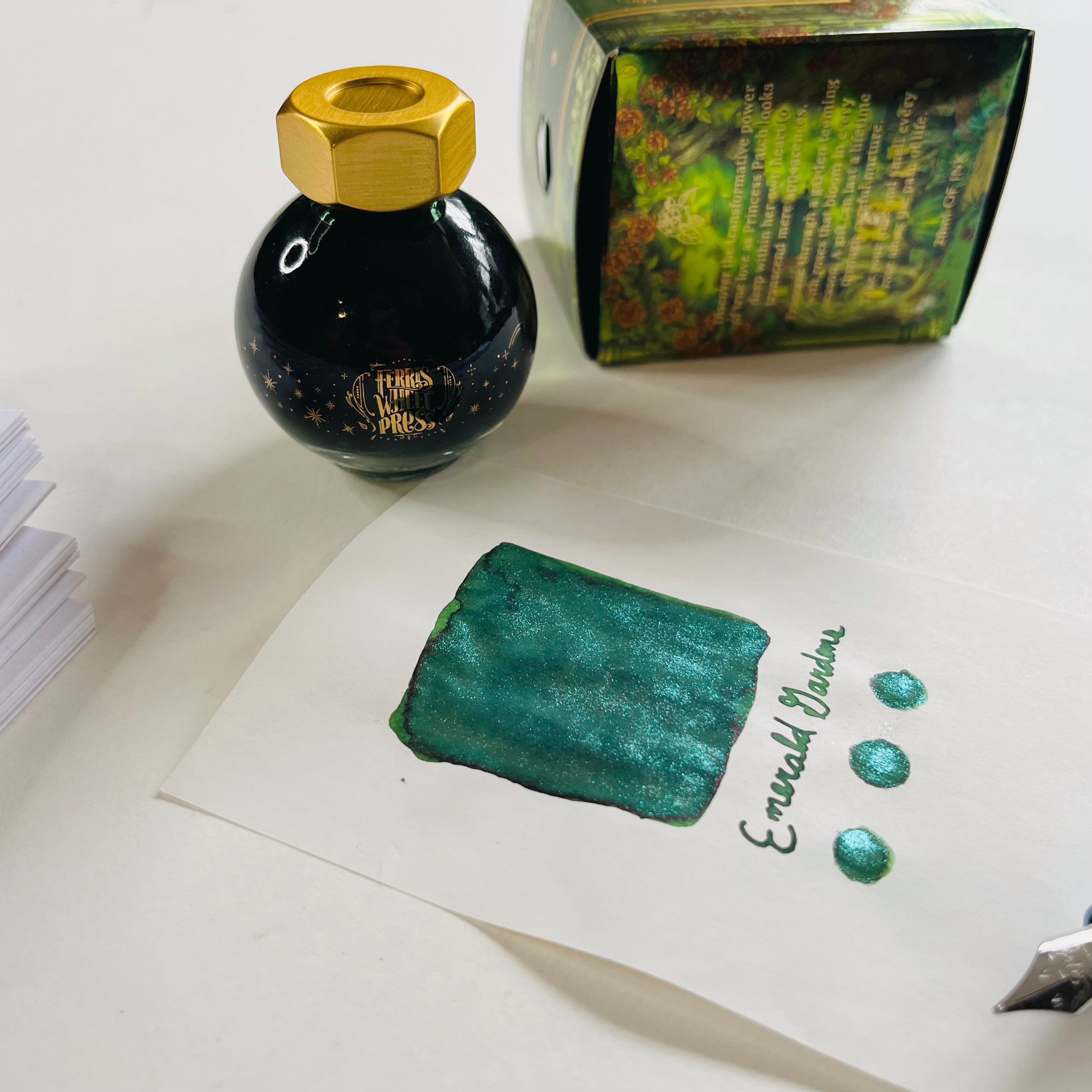 Ferris Wheel Press Down The Rabbit Hole - Emerald Gardens Ink