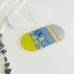 Kingjim Coffret Cosmetic Motif Film Sticker (Round) - Chiffon Yellow