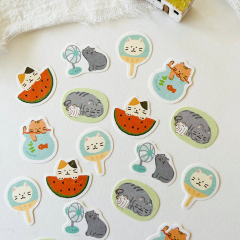 Furukawa Washi Sticker Seals - Watermelon