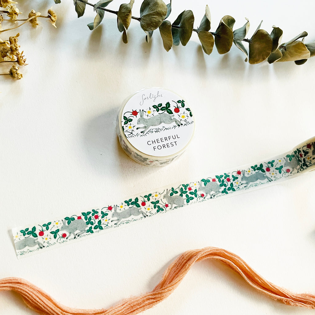 Cheerful Forest Animal Washi Tape