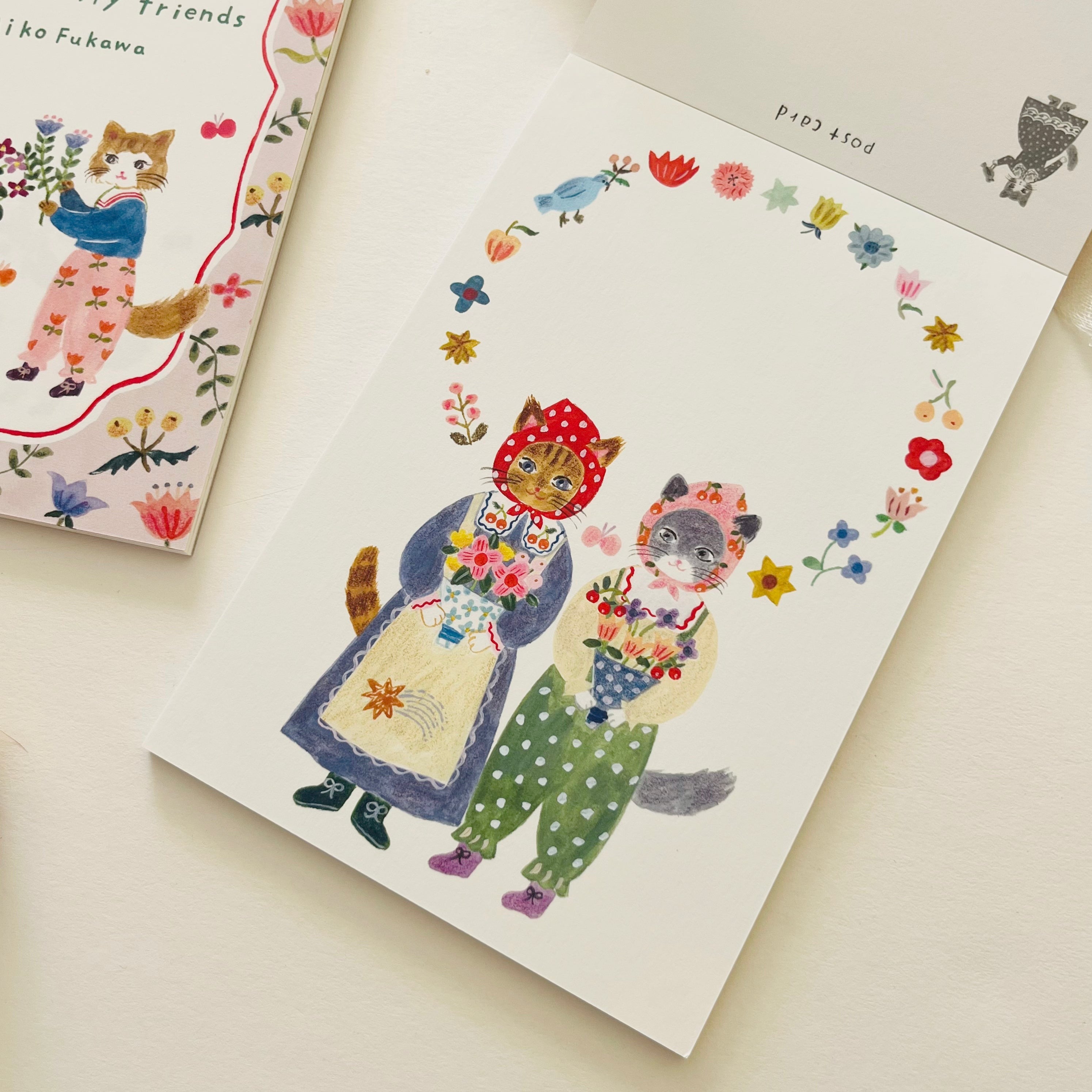 Aiko Fukawa Postcard Booklet - Little Fluffy Friends – niconeco
