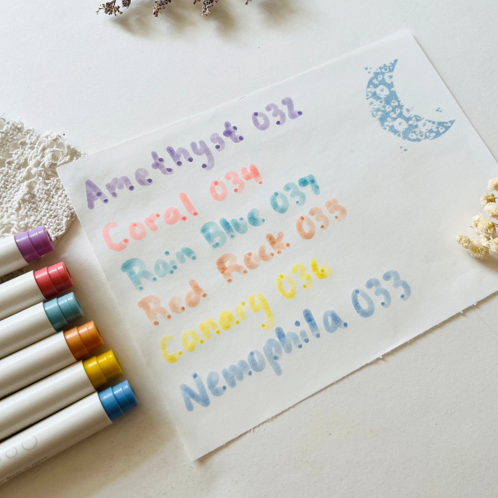 Maru Round Tip Marker Set Nature niconeco zakkaya