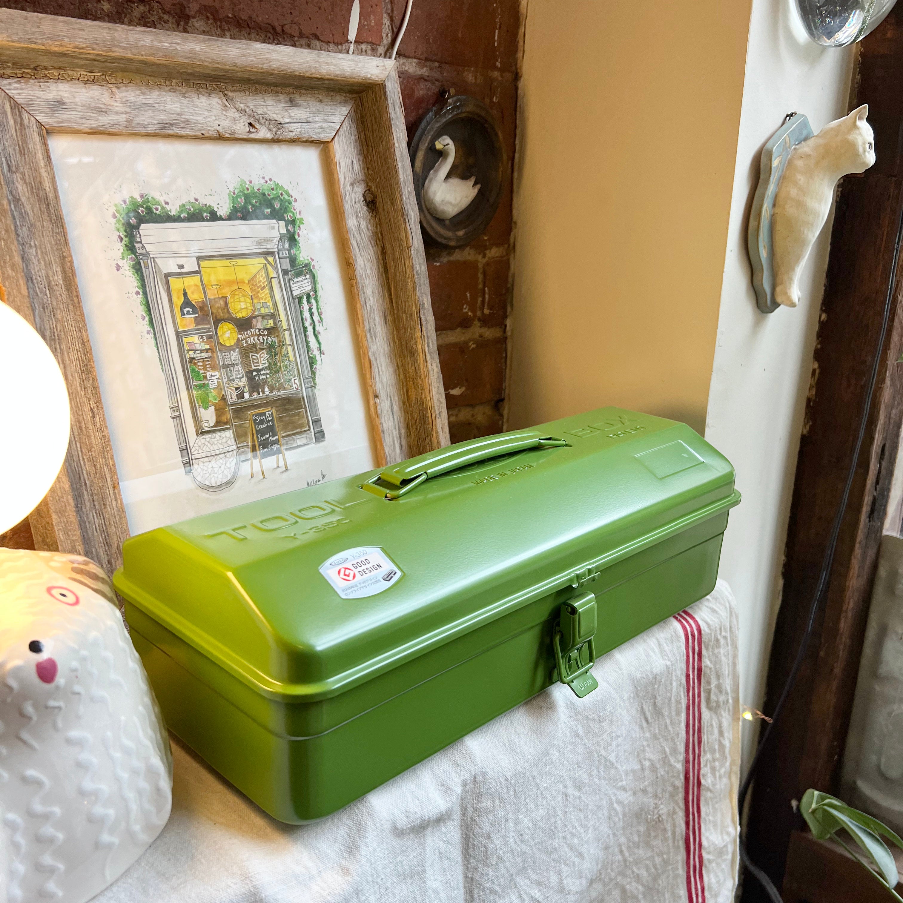 文房具・ステーショナリー mi-toyo Toyo Tool Box T-350 - Japanese Tea Green (L) – niconeco zakkaya