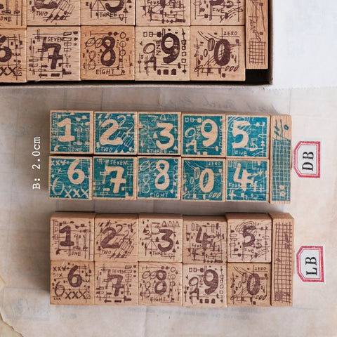 Kurukynki Numeric Stamp Set